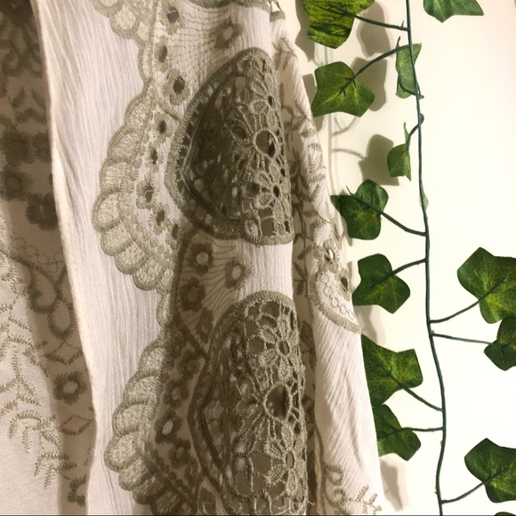 Free People Catania Embroidered Eyelet Kimono - Picture 6 of 9